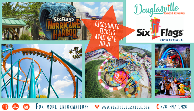 It’s official – Discounted Six Flags Over Georgia tickets are available NOW! – Visit Douglasville